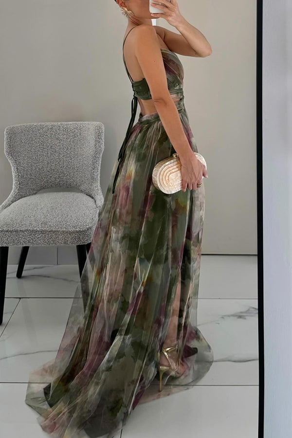 Fiona Elegant Lightweight Breathable Mesh Dress for Summer and Autumn