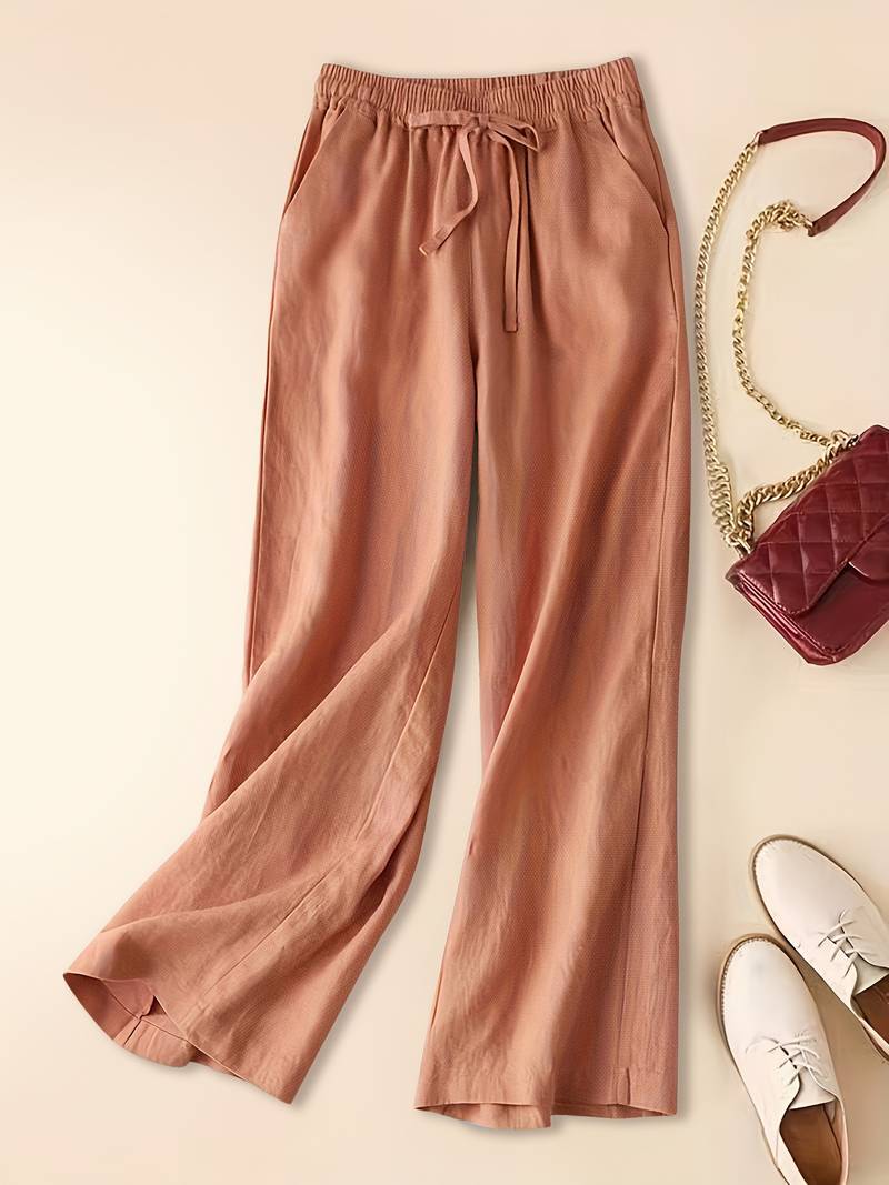 Tina Relaxed Linen Pants Breathable Comfort Lightweight Summer & Autumn