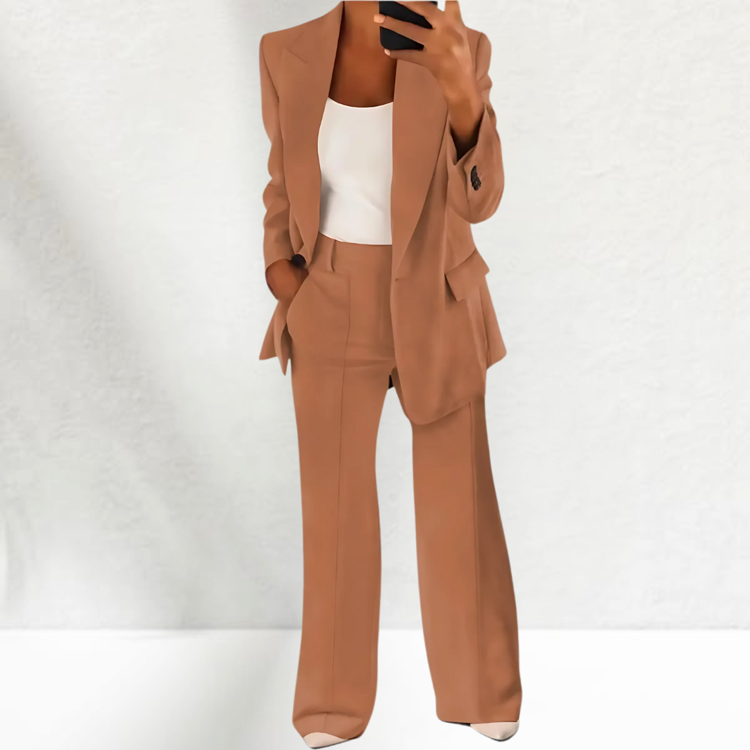 Teresa Stylish Wide-Leg Jumpsuit for Autumn and Summer Comfort
