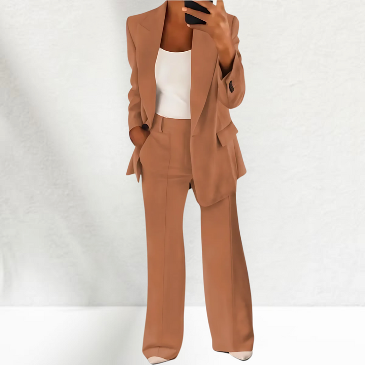 Teresa Stylish Wide-Leg Jumpsuit for Autumn and Summer Comfort