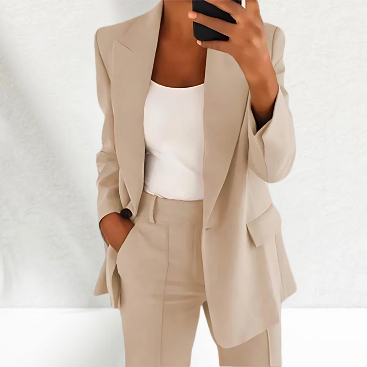 Teresa Stylish Wide-Leg Jumpsuit for Autumn and Summer Comfort