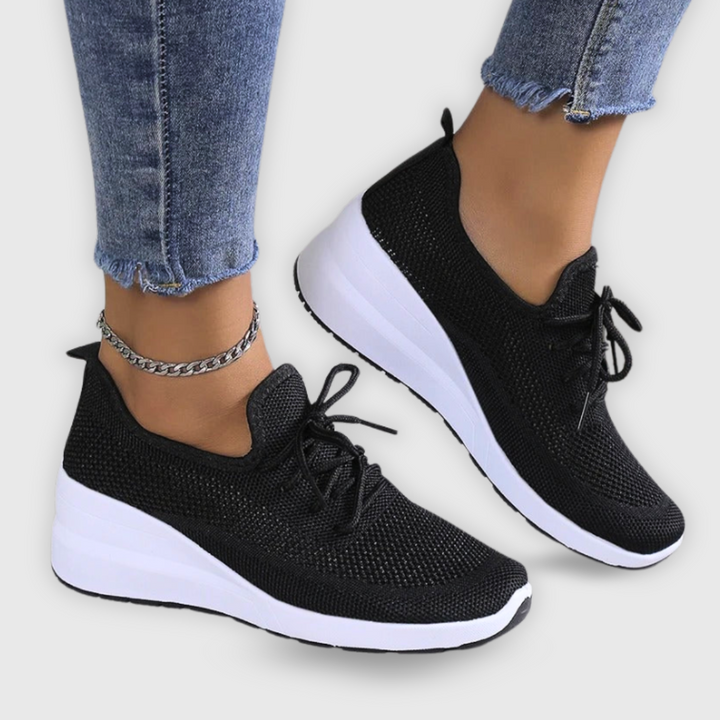 Wendy Comfortable Casual Lace-Up Sneakers with Breathable Design for Autumn and Summer