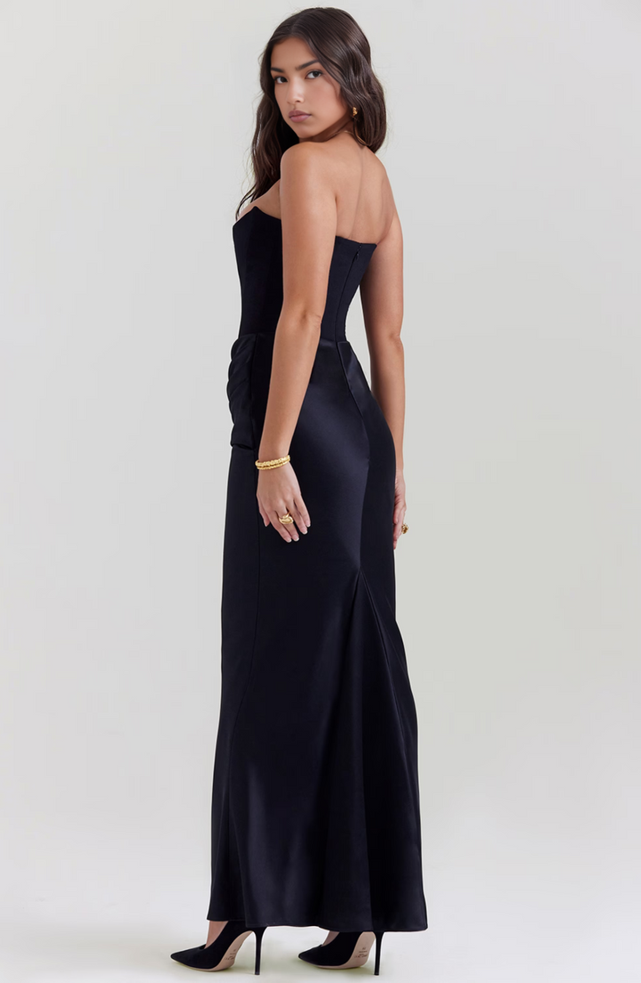 Tessa Strapless Maxi Dress Lightweight Elegant Silhouette Summer
