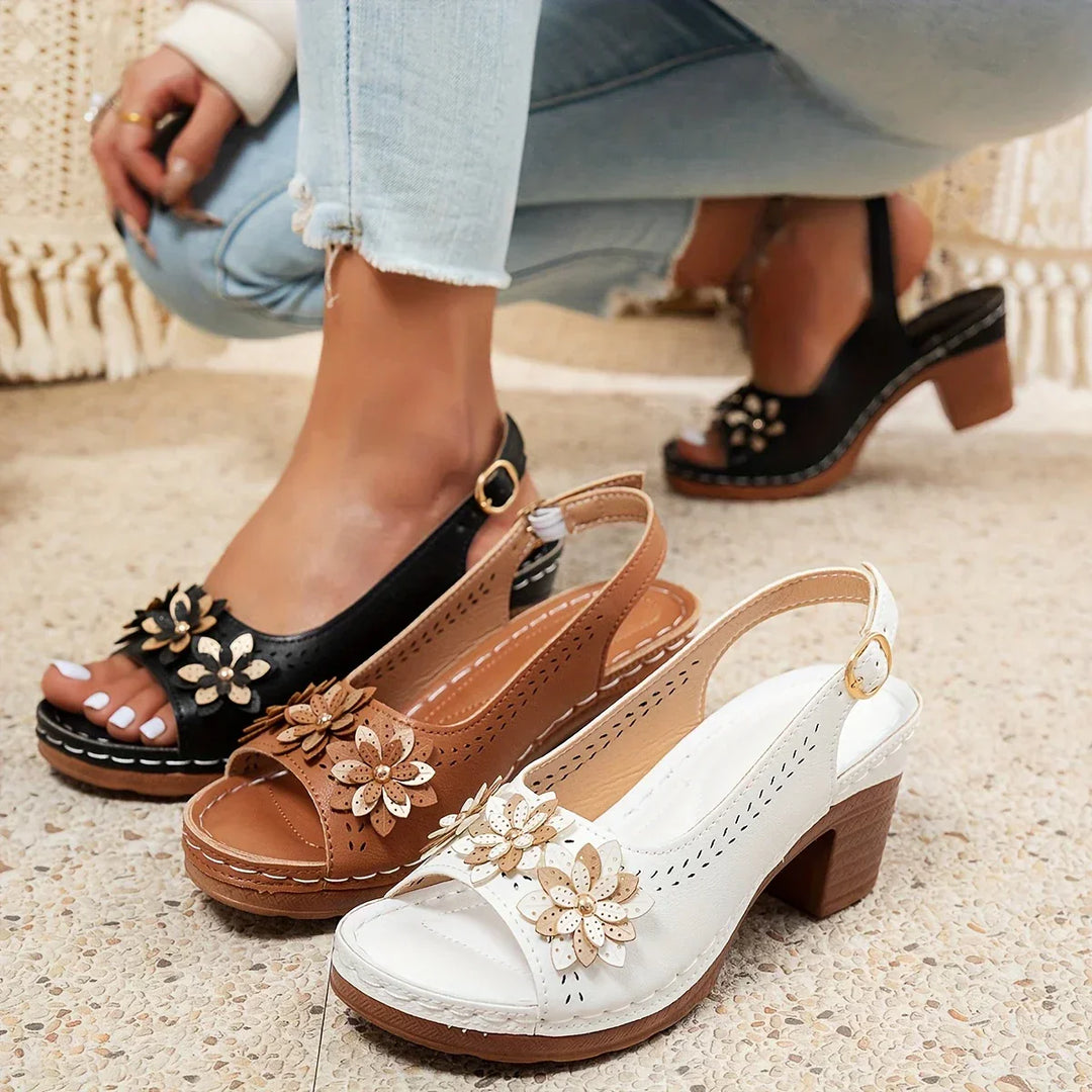 Hailey Stylish Comfortable Block Heels for Autumn and Summer