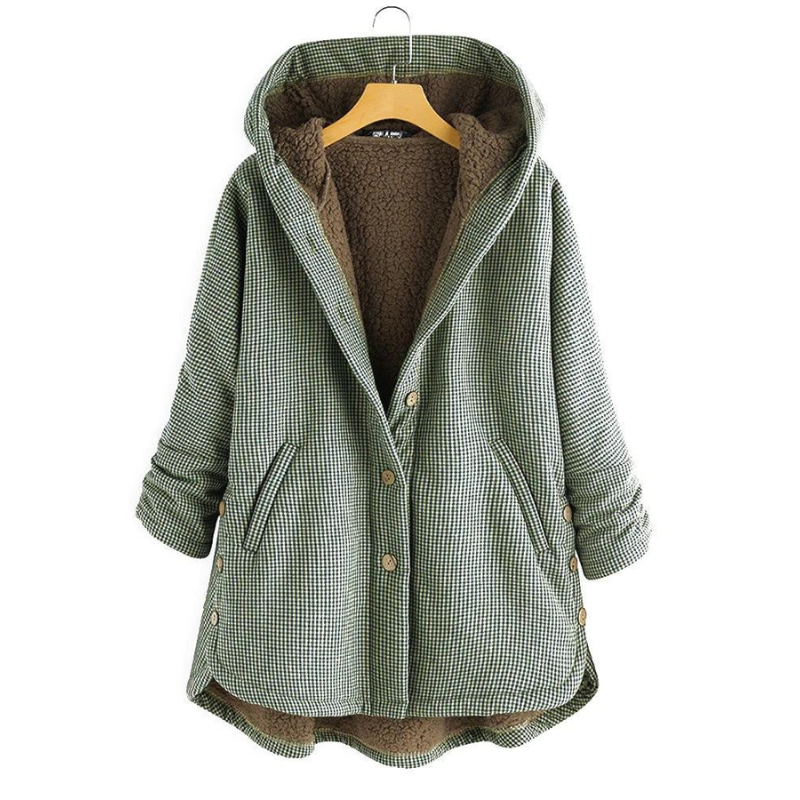 Helma Elegant and Comfortable Hooded Jacket for Women – Autumn Style