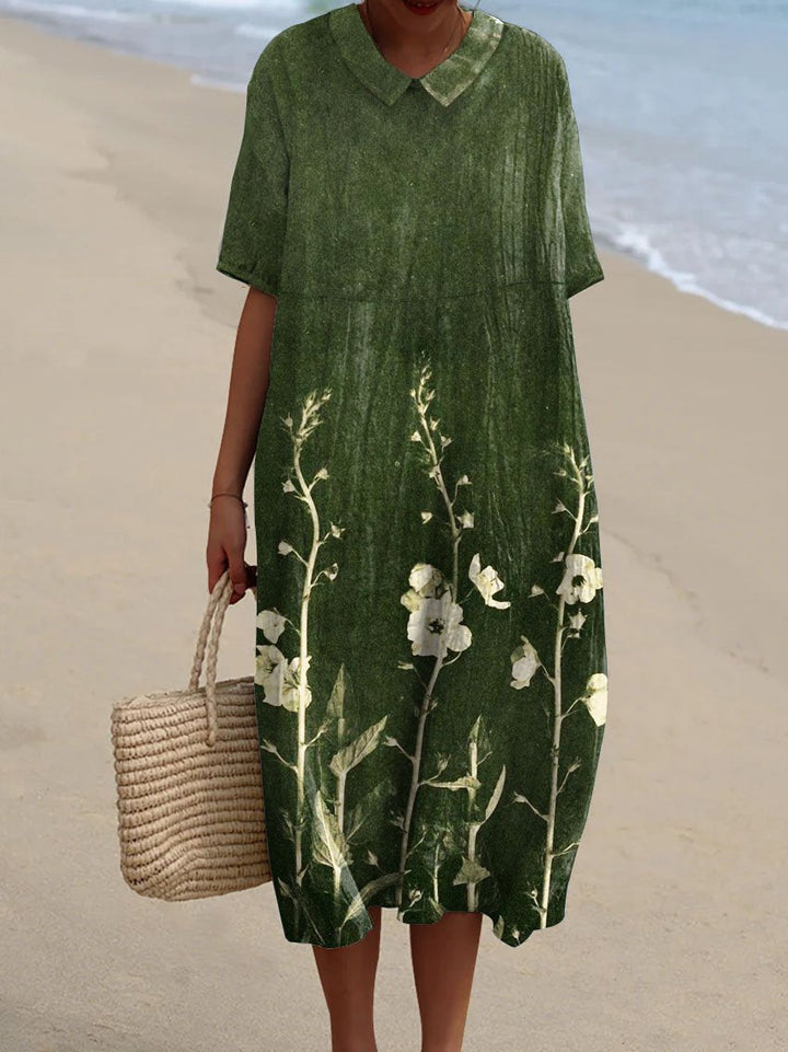 Nicka Vibrant Floral Dress for Summer and Autumn