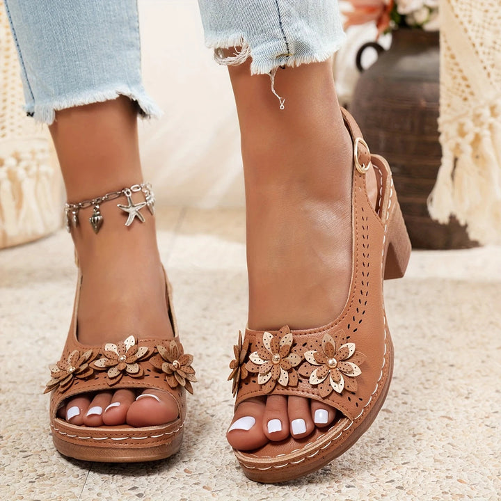 Hailey Stylish Comfortable Block Heels for Autumn and Summer