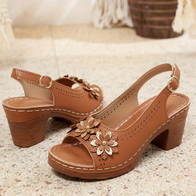 Hailey Stylish Comfortable Block Heels for Autumn and Summer