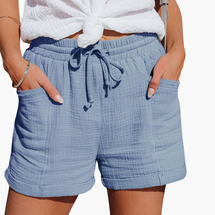 Emma Casual Drawstring Shorts with Comfortable Fit for Summer and Autumn