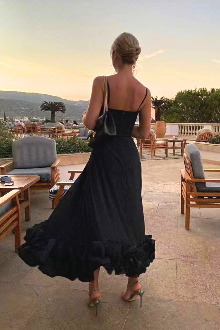Ariana Elegant Maxi Dress for Summer and Autumn Comfortable Stylish Silhouette
