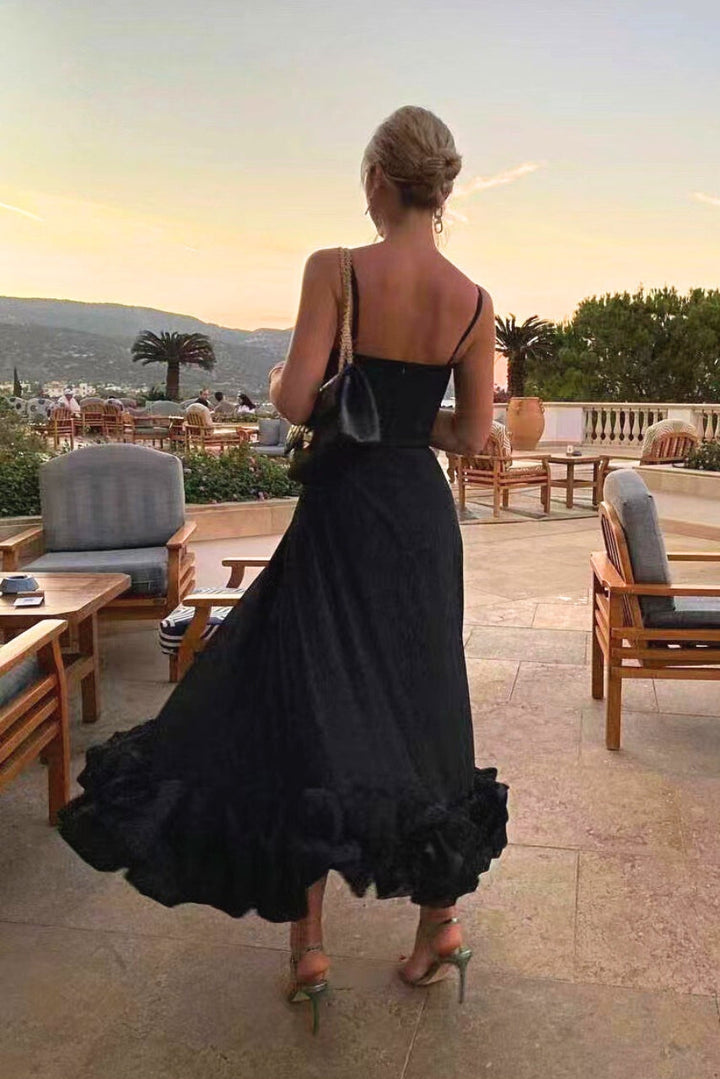 Ariana Elegant Maxi Dress for Summer and Autumn Comfortable Stylish Silhouette