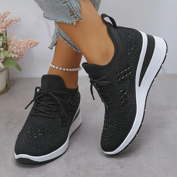 Assina Orthopedic Sneakers with Lightweight Comfort and Radiant Finish for Autumn and Summer