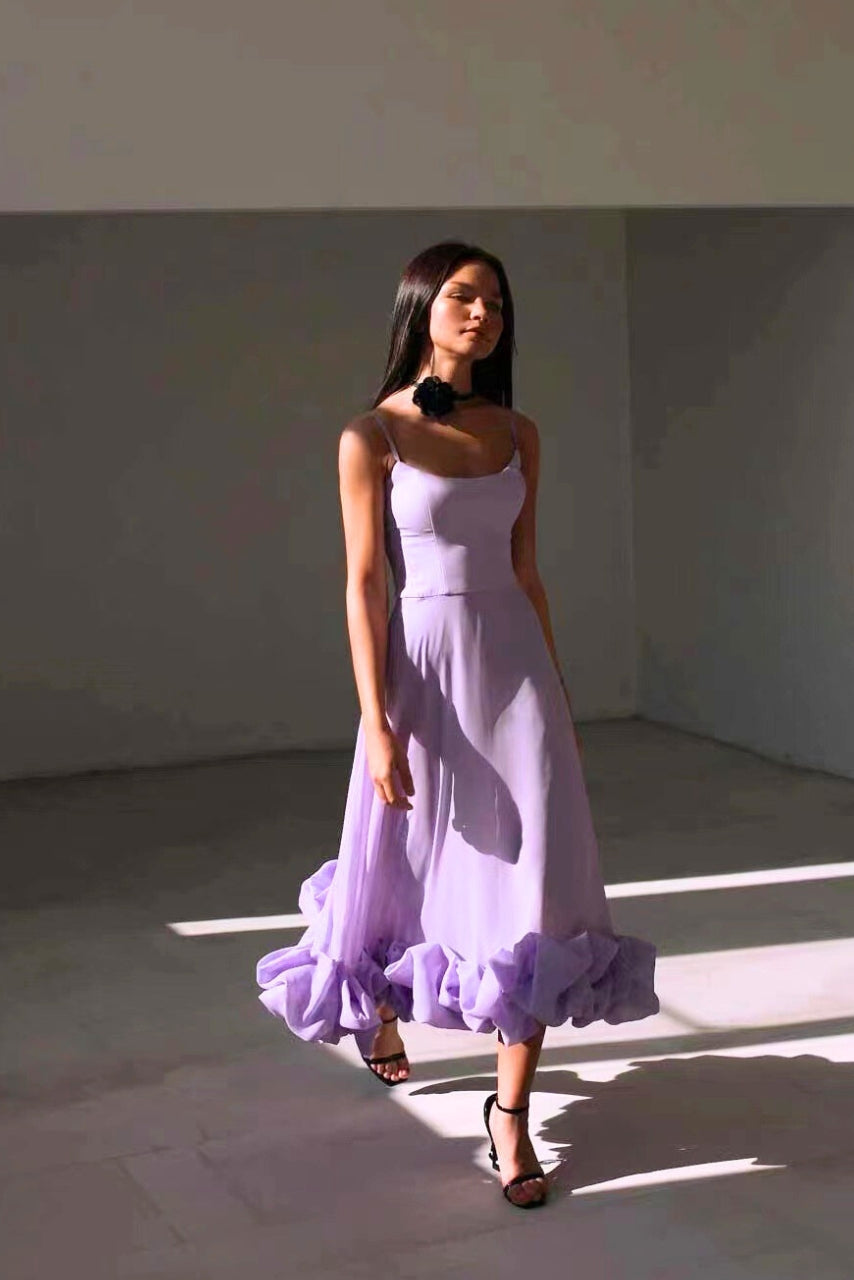 Ariana Elegant Maxi Dress for Summer and Autumn Comfortable Stylish Silhouette