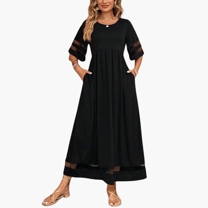 Flora Comfortable Casual Maxi Dress for Summer and Autumn