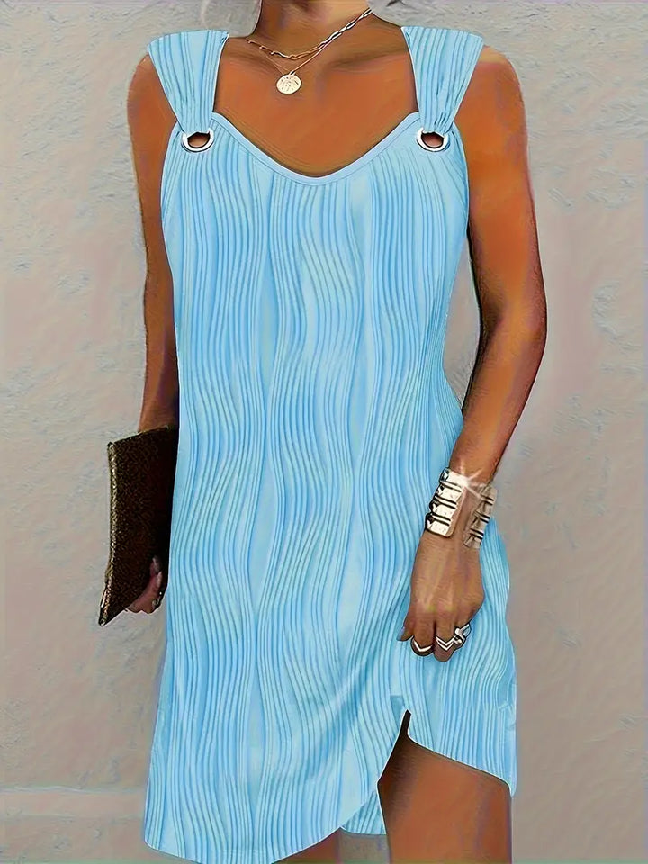 Vera Stylish Cut-Out Mini Dress for Summer and Autumn