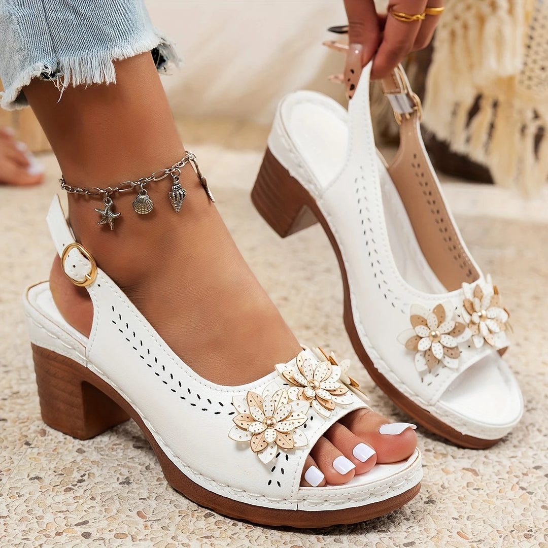 Hailey Stylish Comfortable Block Heels for Autumn and Summer