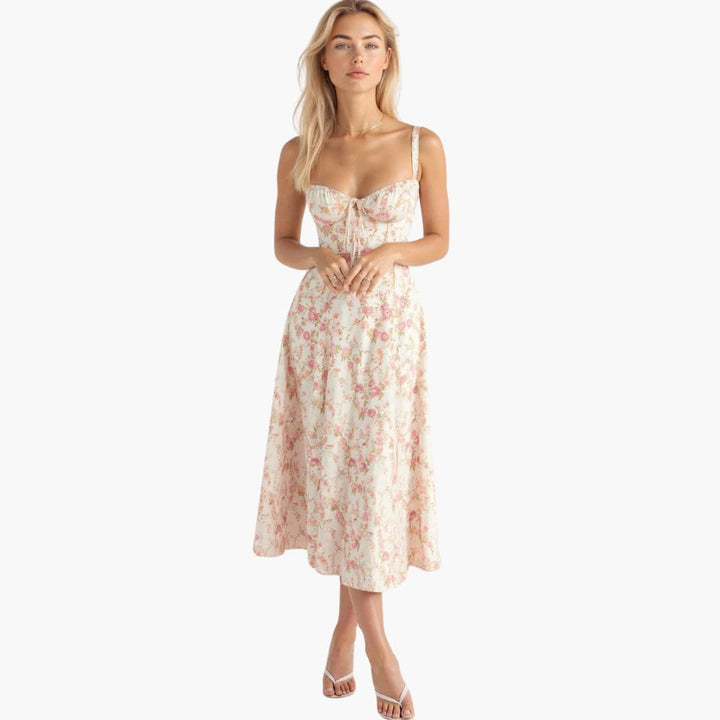 Stella Women's Light Flowy Midi Dress Elegant Comfortable Summer & Autumn