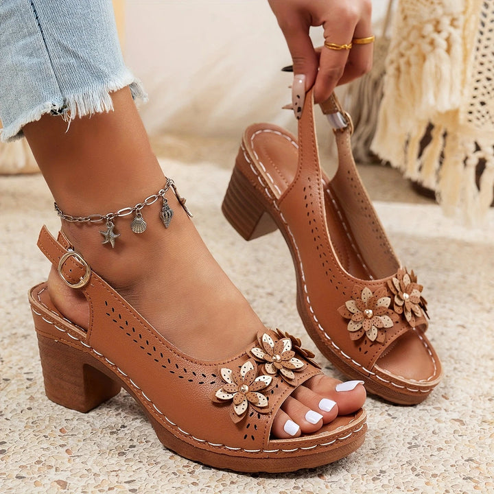 Hailey Stylish Comfortable Block Heels for Autumn and Summer