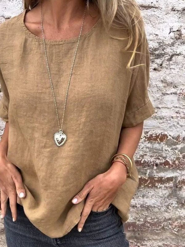 Annette Minimalist Relaxed Top Everyday Comfort Autumn Essential