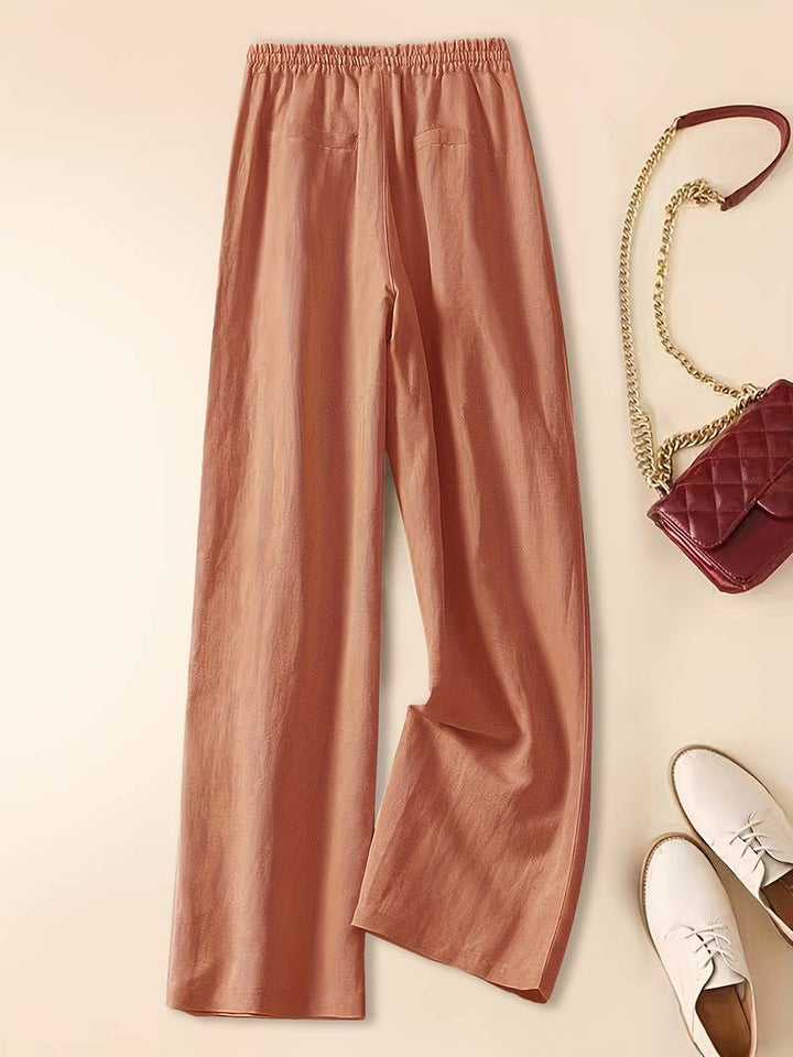 Tina Relaxed Linen Pants Breathable Comfort Lightweight Summer & Autumn