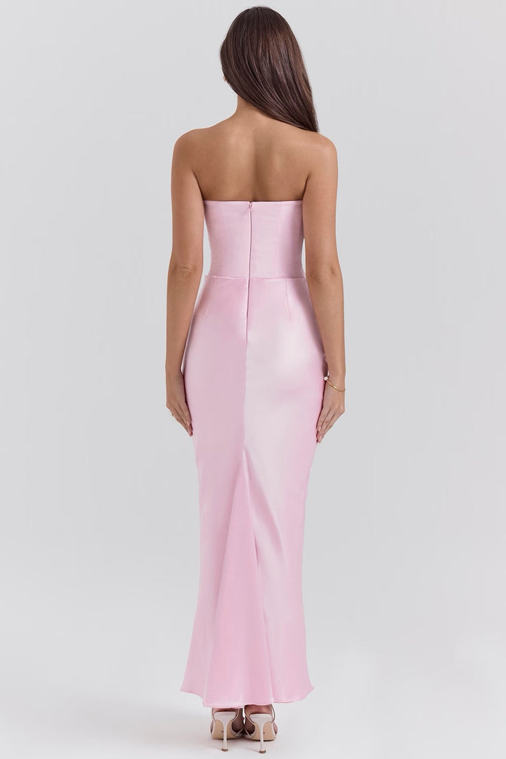 Tessa Strapless Maxi Dress Lightweight Elegant Silhouette Summer