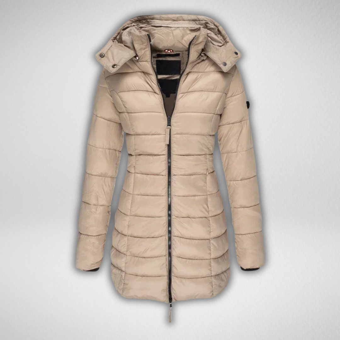 Bernadith Lined Waterproof Windproof Warm Winter Jacket Coat for Women Autumn
