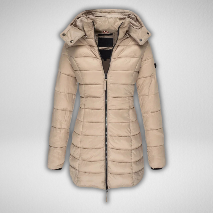Bernadith Lined Waterproof Windproof Warm Winter Jacket Coat for Women Autumn