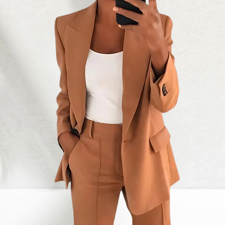 Teresa Stylish Wide-Leg Jumpsuit for Autumn and Summer Comfort