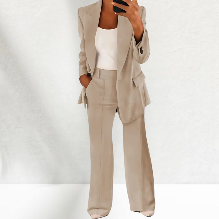 Teresa Stylish Wide-Leg Jumpsuit for Autumn and Summer Comfort
