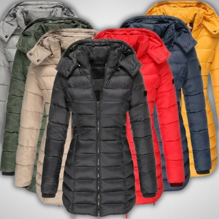 Bernadith Lined Waterproof Windproof Warm Winter Jacket Coat for Women Autumn