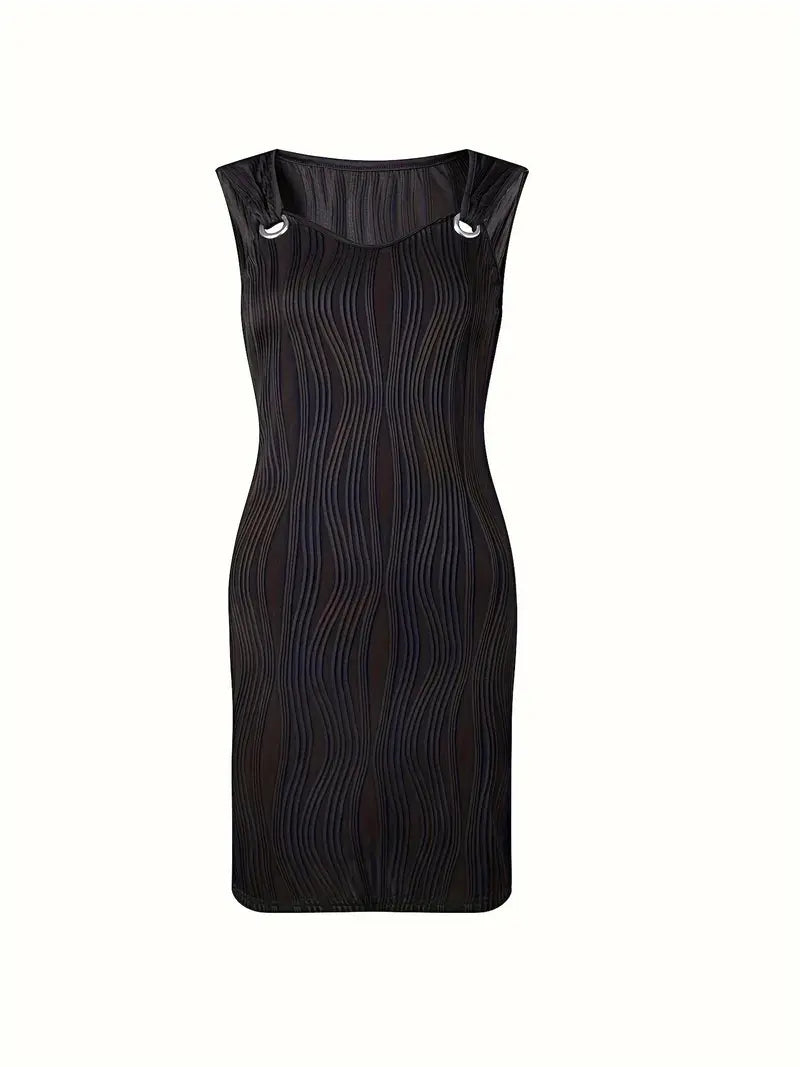 Vera Stylish Cut-Out Mini Dress for Summer and Autumn