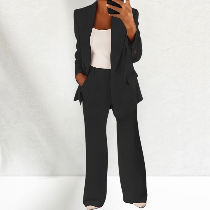 Teresa Stylish Wide-Leg Jumpsuit for Autumn and Summer Comfort
