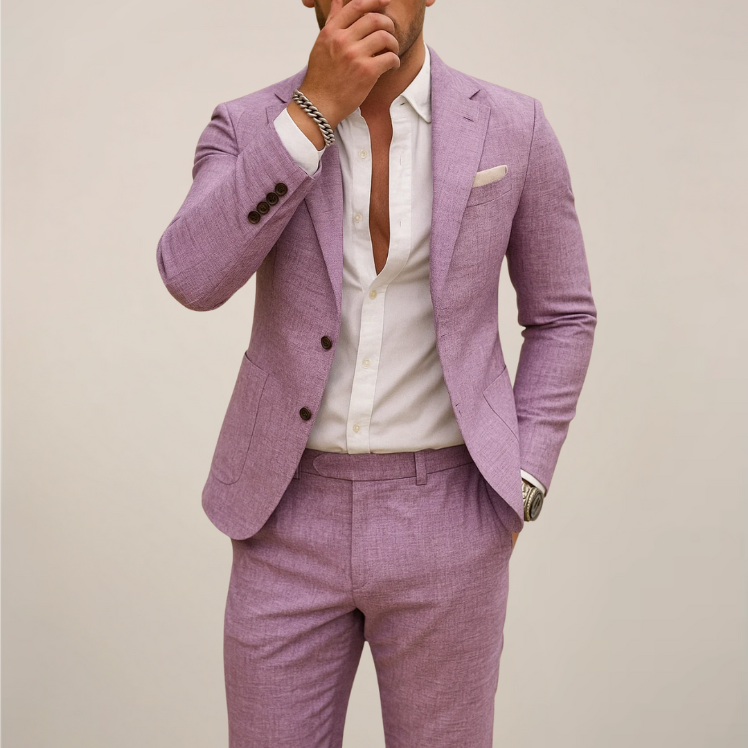 Ava | Stylish Lightweight Women's Suit with Wide-Leg Trousers 2