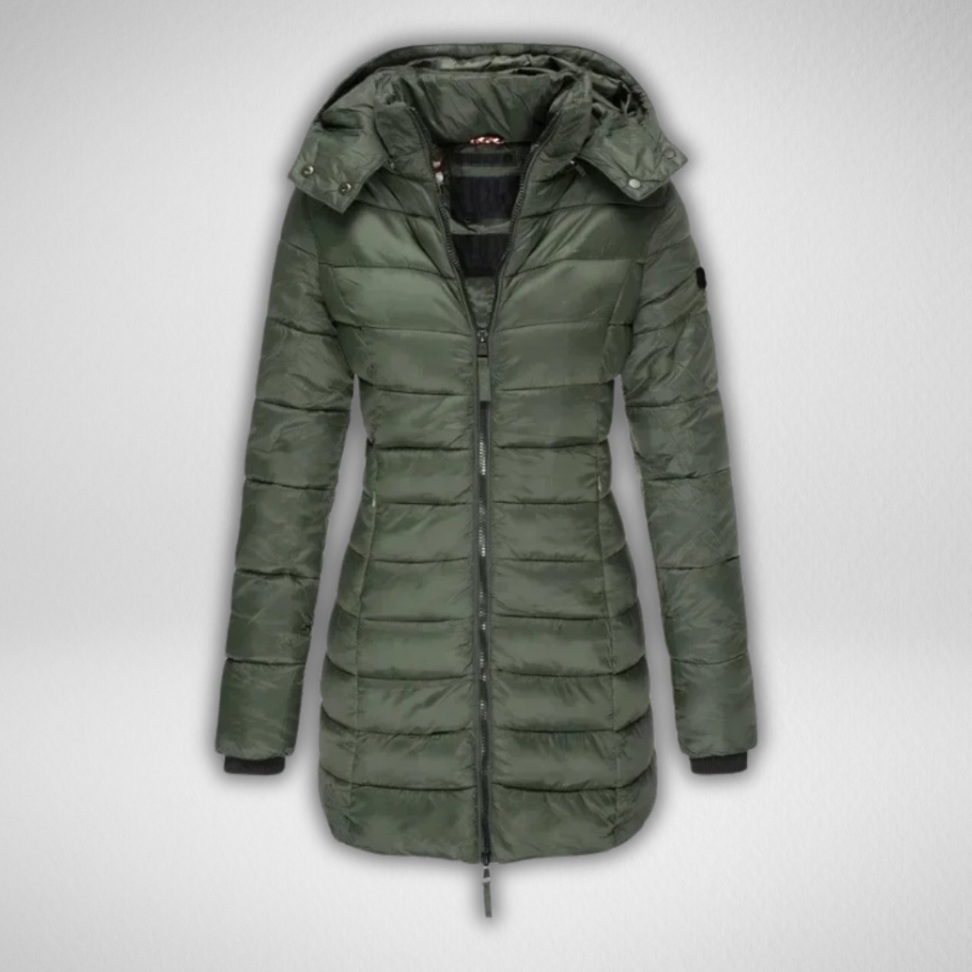 Bernadith Lined Waterproof Windproof Warm Winter Jacket Coat for Women Autumn