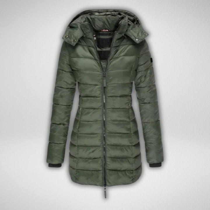 Bernadith Lined Waterproof Windproof Warm Winter Jacket Coat for Women Autumn