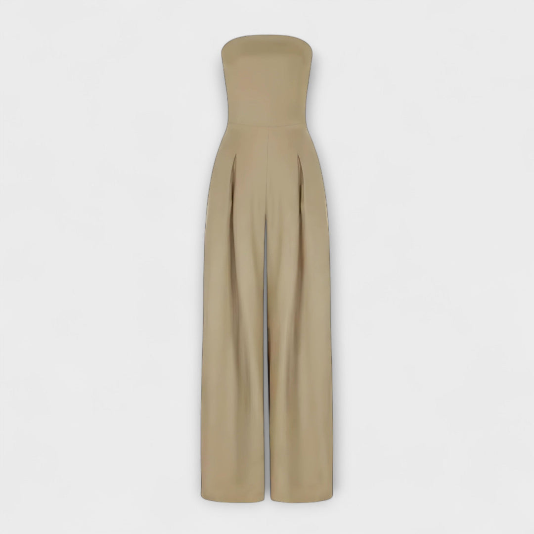 Amelie Strapless Wide-Leg Jumpsuit Stylish Comfortable Summer Essential