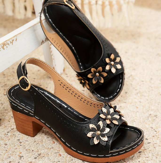 Hailey Stylish Comfortable Block Heels for Autumn and Summer