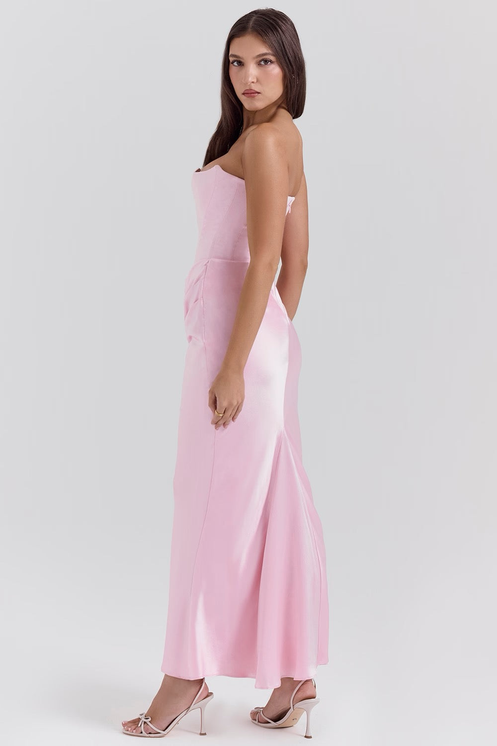 Tessa Strapless Maxi Dress Lightweight Elegant Silhouette Summer