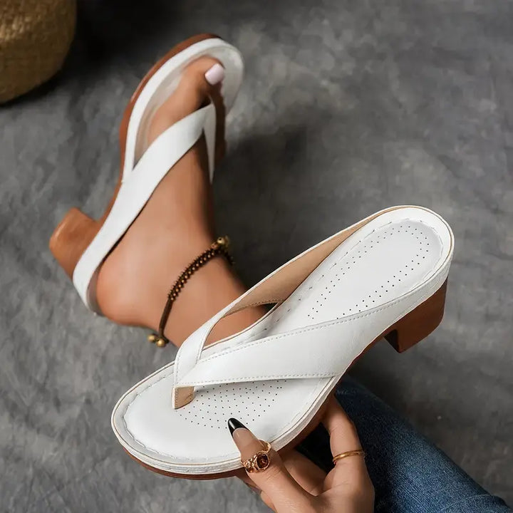 Ascend Stylish Summer Heeled Sandals with Comfortable Elegant Design