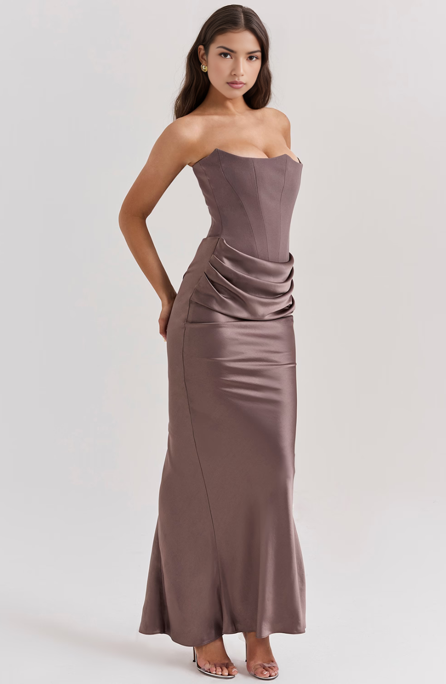 Tessa Strapless Maxi Dress Lightweight Elegant Silhouette Summer