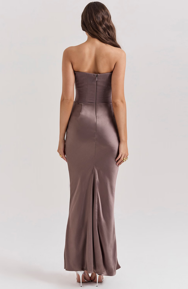 Tessa Strapless Maxi Dress Lightweight Elegant Silhouette Summer
