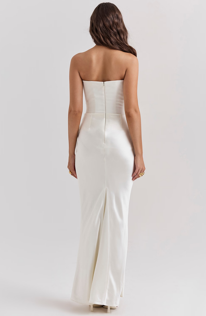 Tessa Strapless Maxi Dress Lightweight Elegant Silhouette Summer