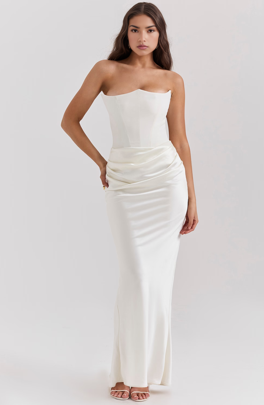 Tessa Strapless Maxi Dress Lightweight Elegant Silhouette Summer