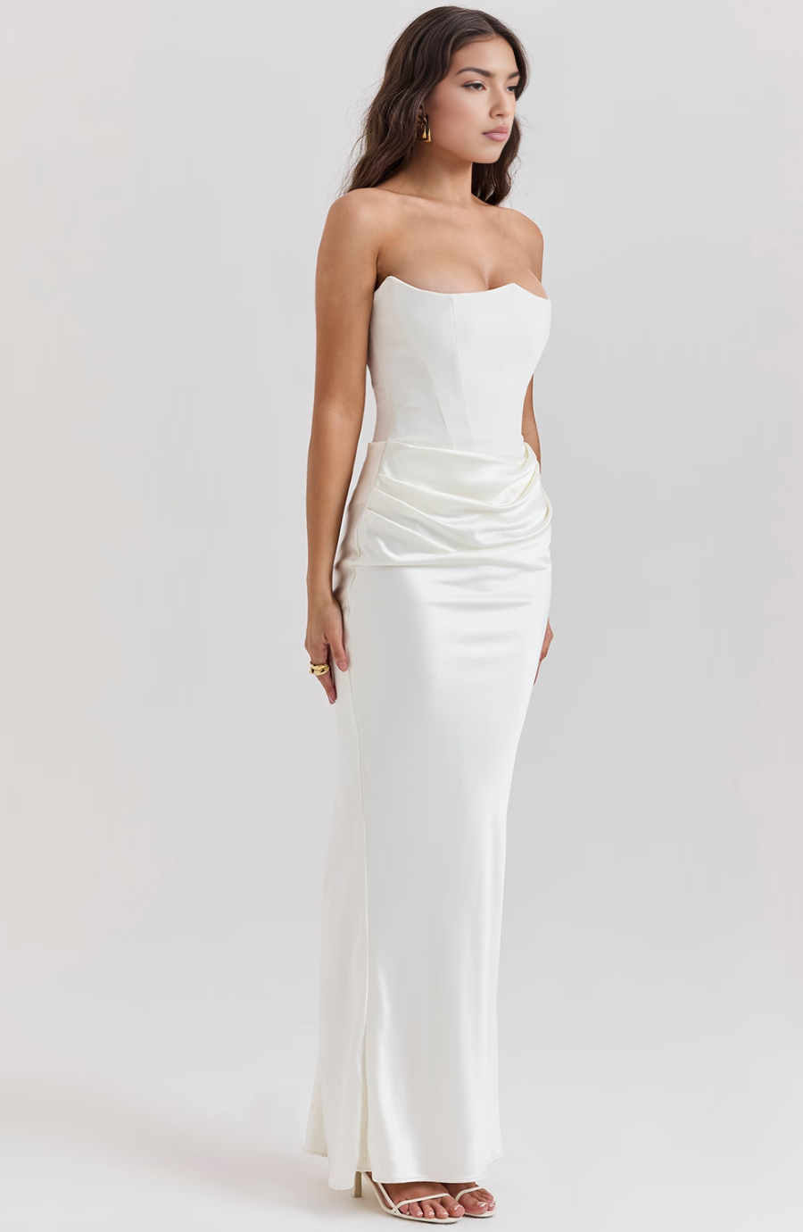 Tessa Strapless Maxi Dress Lightweight Elegant Silhouette Summer