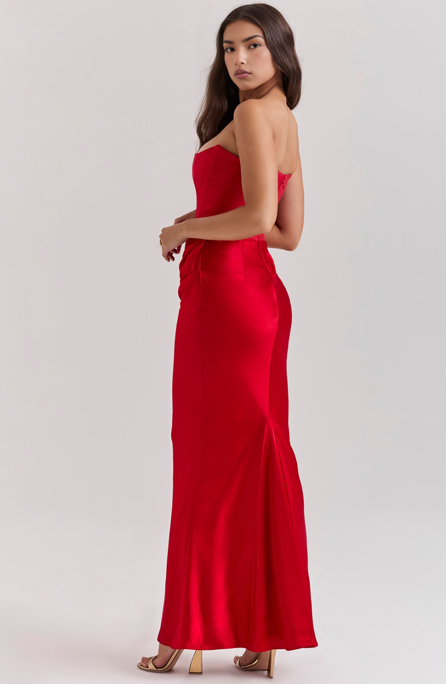 Tessa Strapless Maxi Dress Lightweight Elegant Silhouette Summer