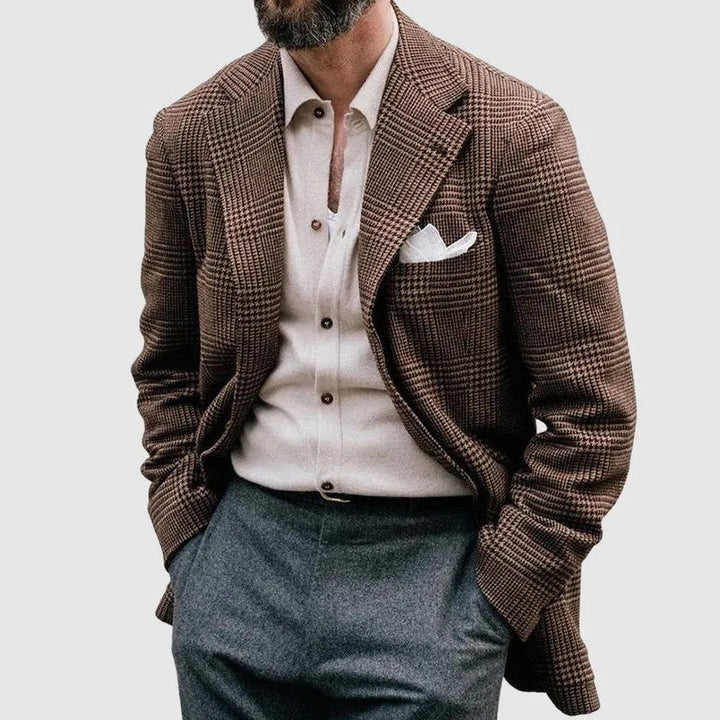 Ethan | Classic Elegant Checkered Men's Blazer 2
