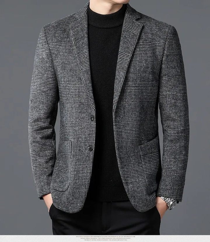 Ethan | Elegant Glen Check Men's Blazer Jacket 2