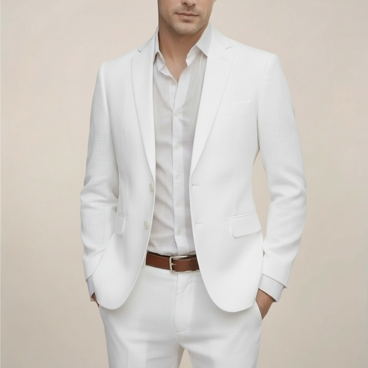 Ethan | Elegant Lightweight Men's Linen Suit for Summer Weddings 1