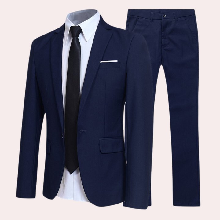 Ethan | Elegant Slim Fit Black Suit for Men and Groomsmen 2