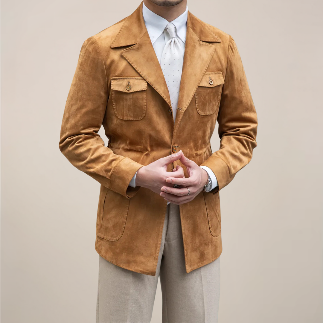 Ethan | Elegant Slim Fit Men's Jacket with Four-Pocket Design 1